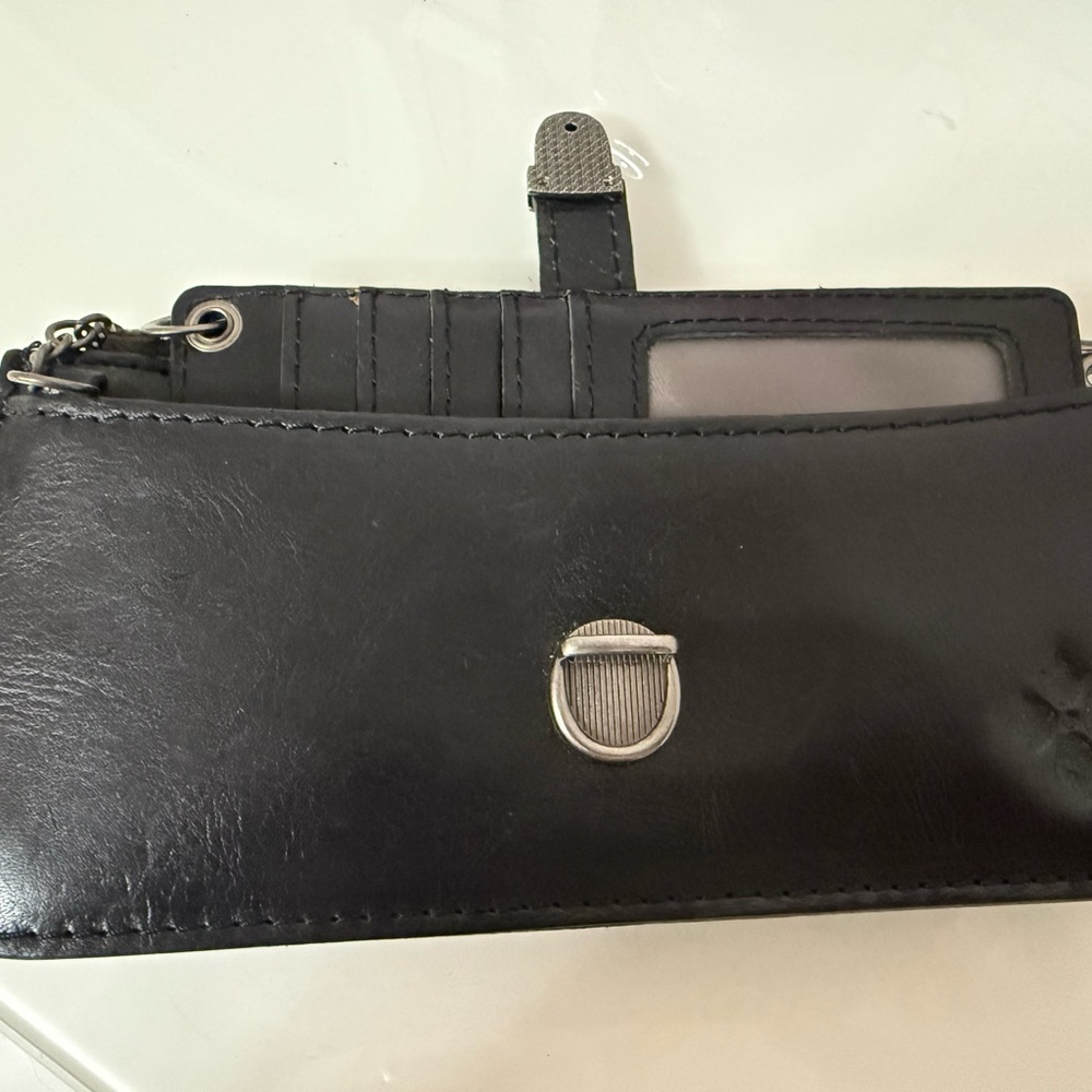 📌 Patricia Nash Black Leather Wallet - Picture 4 of 12